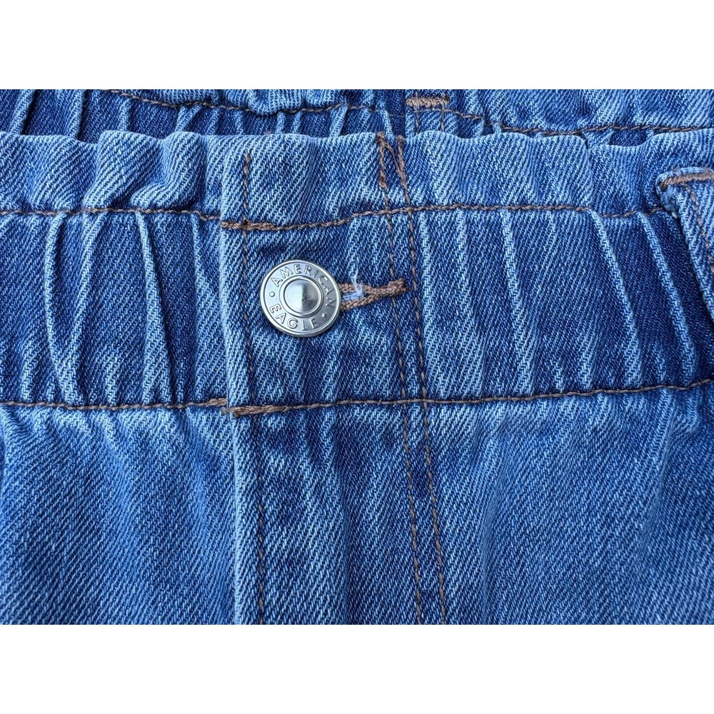 Women's American Eagle Baggy Jean size 14 Blue NO. 3685 - Picture 3 of 10
